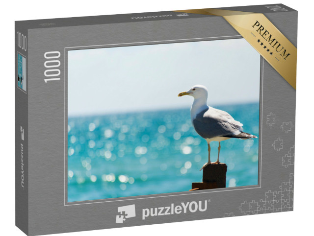 Puzzel 1000 stukjes „Zeemeeuw aan zee“