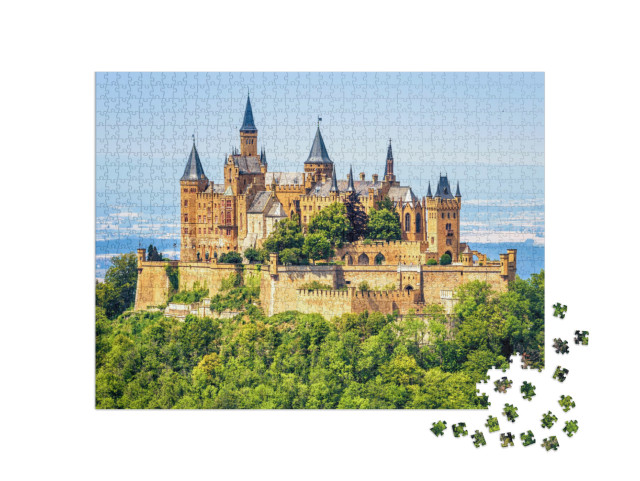 Puzzel 1000 stukjes „Kasteel Hohenzollern, Stuttgart, Duitsland“