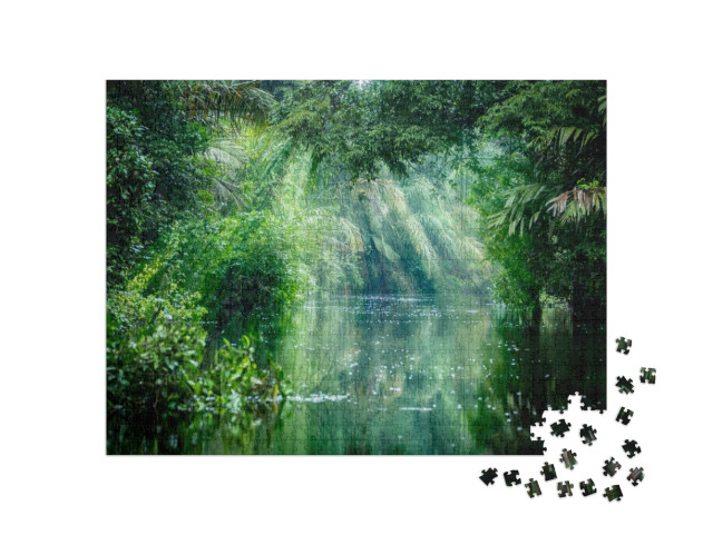 Puzzel 1000 stukjes „Nationaal park Tortuguero, Costa Rica“