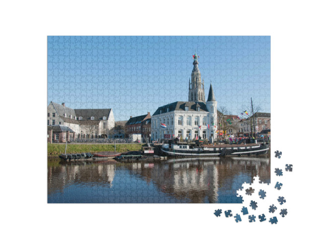 Puzzel 1000 stukjes „Stadsgezicht van Breda“