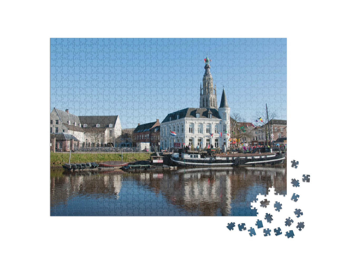 Puzzel 1000 stukjes „Stadsgezicht van Breda“