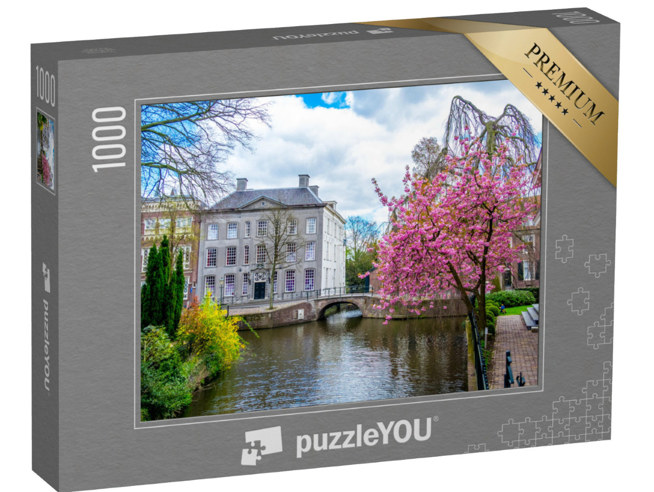 Puzzel 1000 stukjes „Lente in Amersfoort“