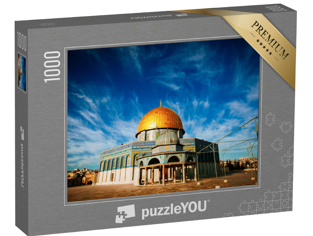 Puzzel 1000 stukjes „De Rotskoepel , Jeruzalem, Israël“