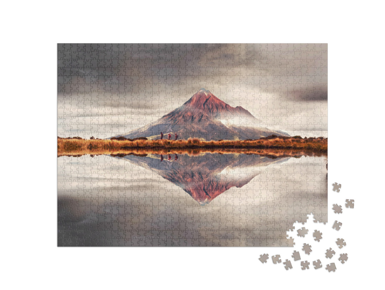 Puzzel 1000 stukjes „Mount Taranaki, Nieuw-Zeeland“