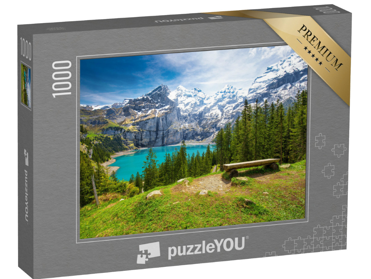 Puzzel 1000 stukjes „Kandersteg, Berner Oberland, Zwitserland“