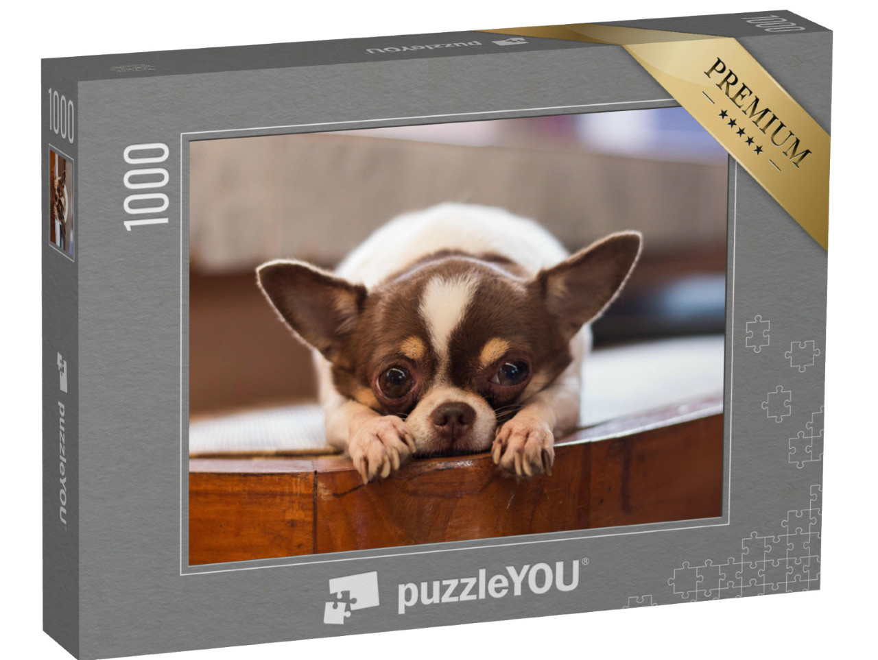 Puzzel 1000 stukjes „Eenzame hond“