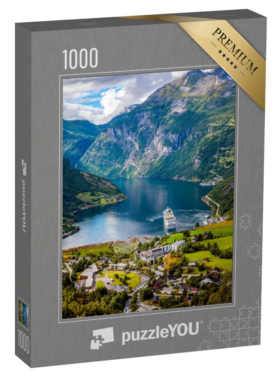 Puzzel 1000 stukjes „Geirangerfjord“