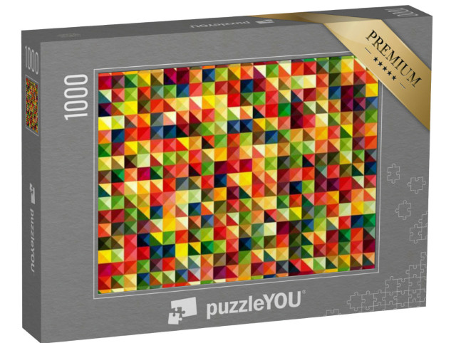 Puzzel 1000 stukjes „Kleurrijk abstract patroon“