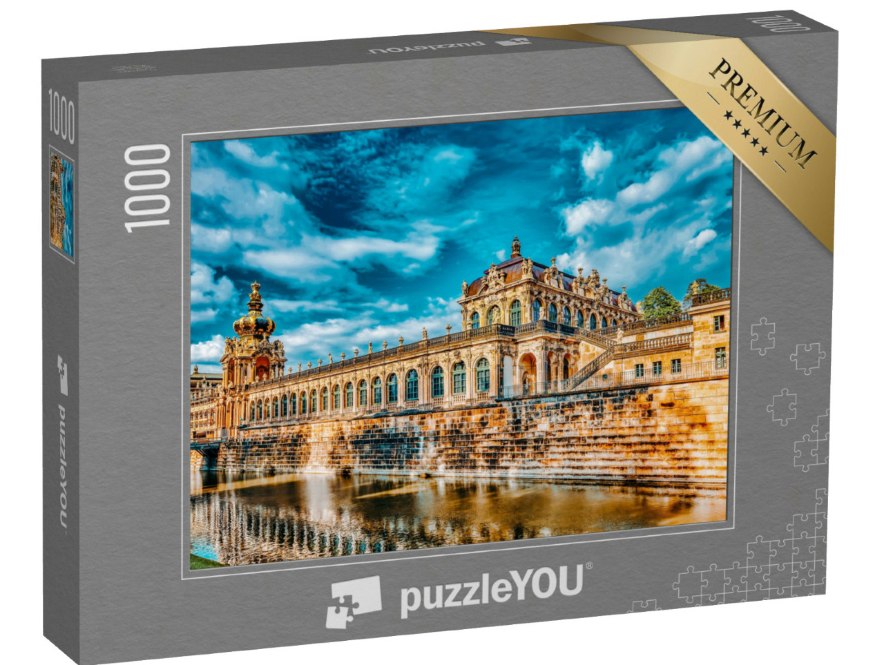 Puzzel 1000 stukjes „Dresden Zwinger, Saksen, Duitsland“