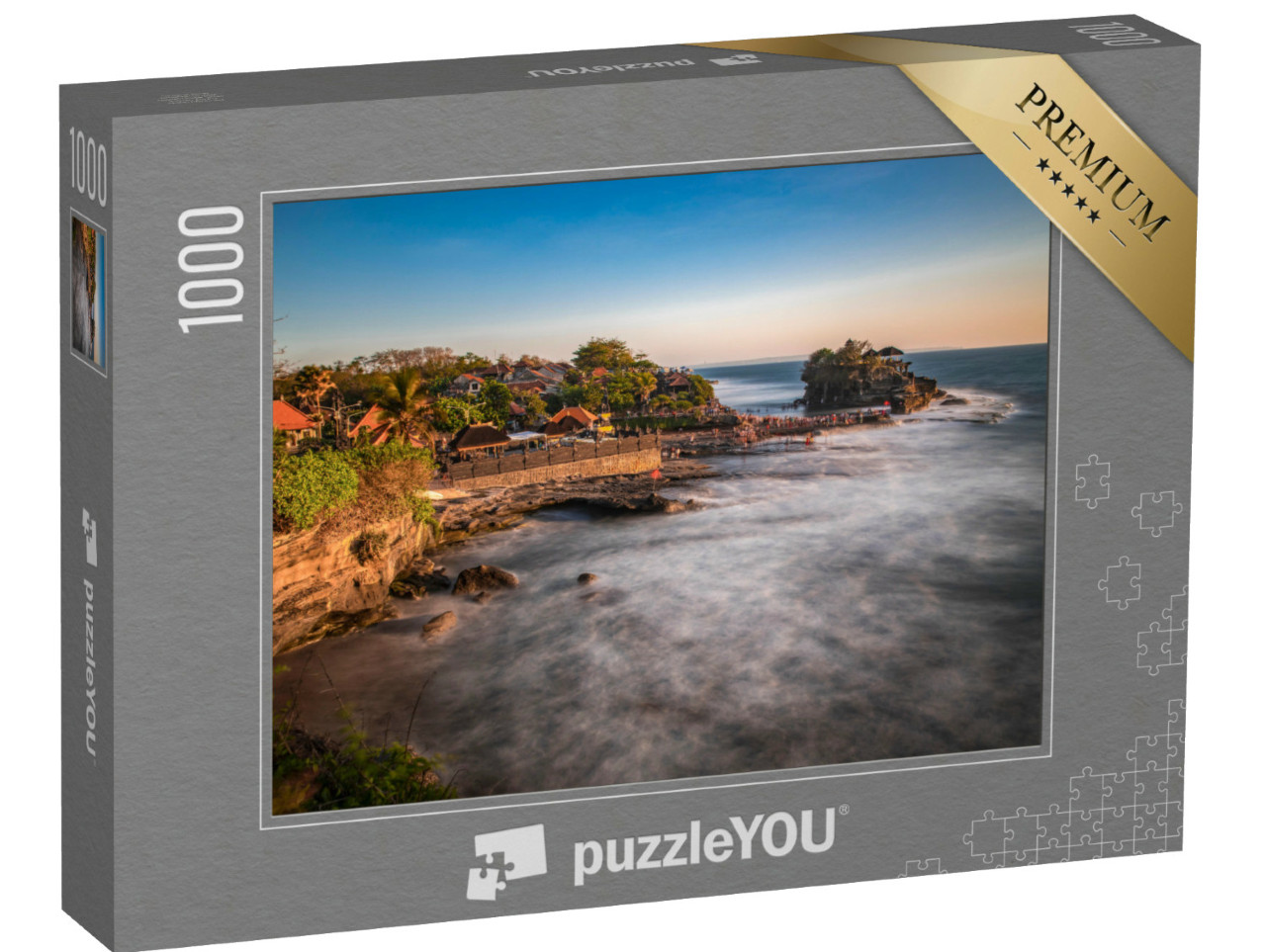 Puzzel 1000 stukjes „Tanah Lot, rotsformatie bij het Indonesische eiland Bali“