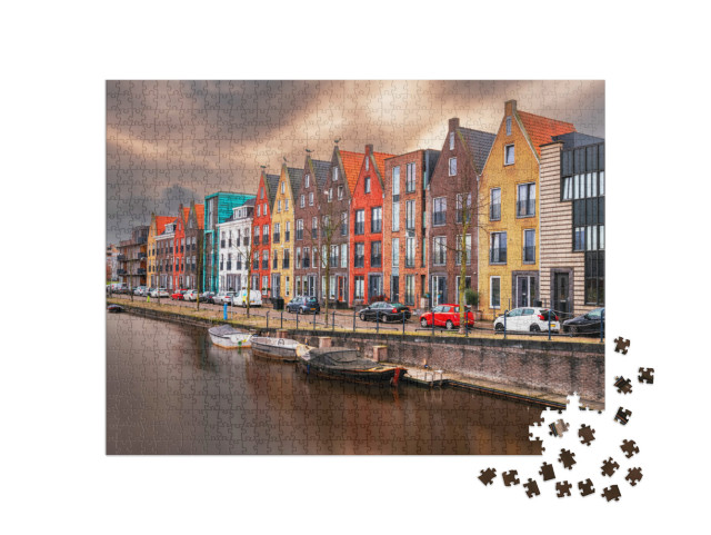 Puzzel 1000 stukjes „Amersfoort, Nederland, stadsgezicht in de wijk Vathorst“