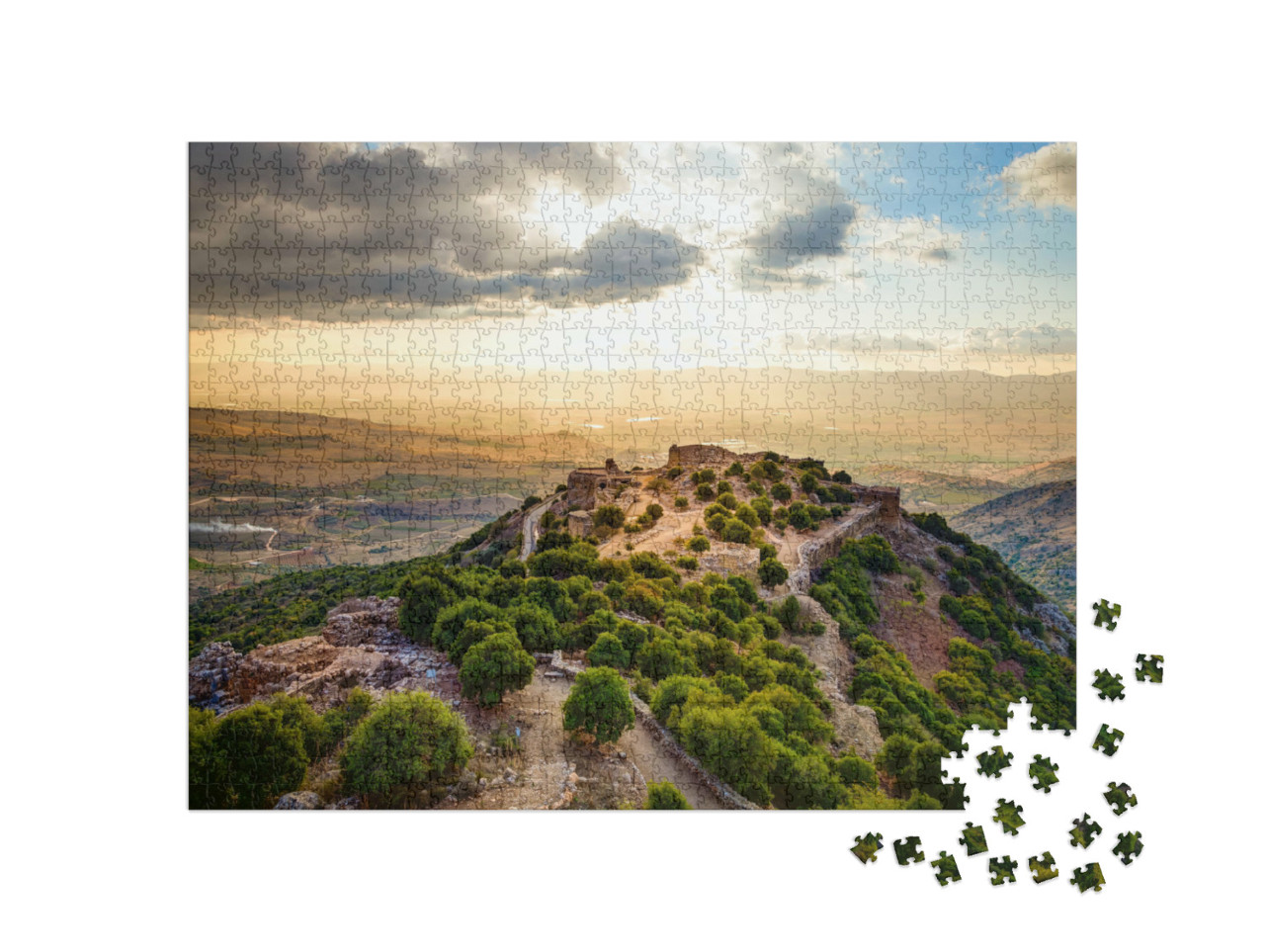 Puzzel 1000 stukjes „Nimrod-vesting in Israël“