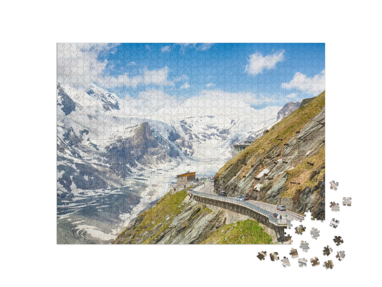Puzzel 1000 stukjes „Majestueuze Grossglockner, Tirol, Oostenrijk“