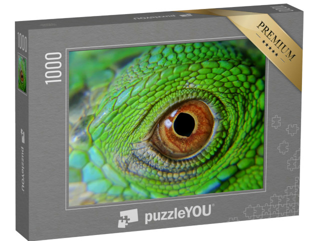 Puzzel 1000 stukjes „Kameleons, hagedissen die van kleur veranderen“