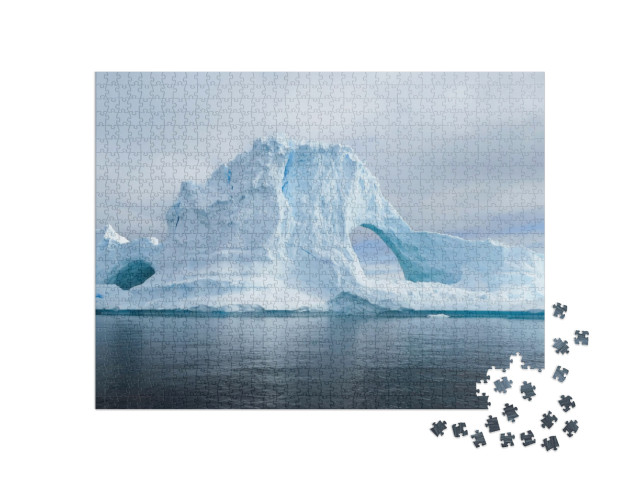 Puzzel 1000 stukjes „Gletsjers en ijsbergen van Antarctica“