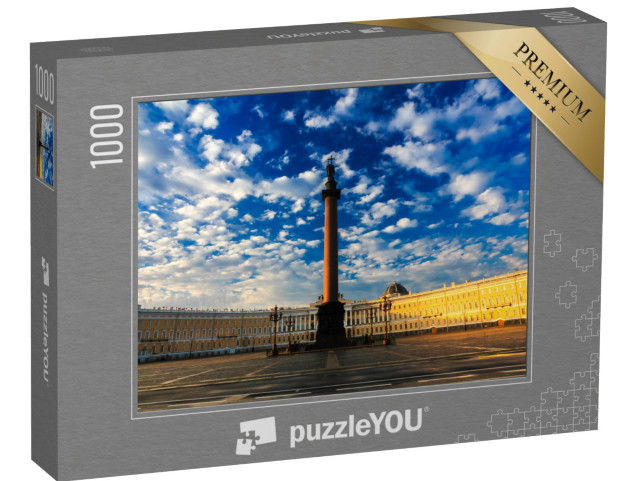 Puzzel 1000 stukjes „Ochtend op het Paleisplein, Sint-Petersburg, Rusland“