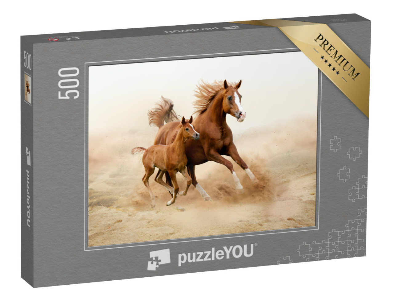 Puzzel 500 stukjes „Arabisch raspaard“