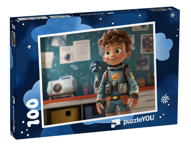 Puzzel 100 stukjes „Max de ruimteheld“