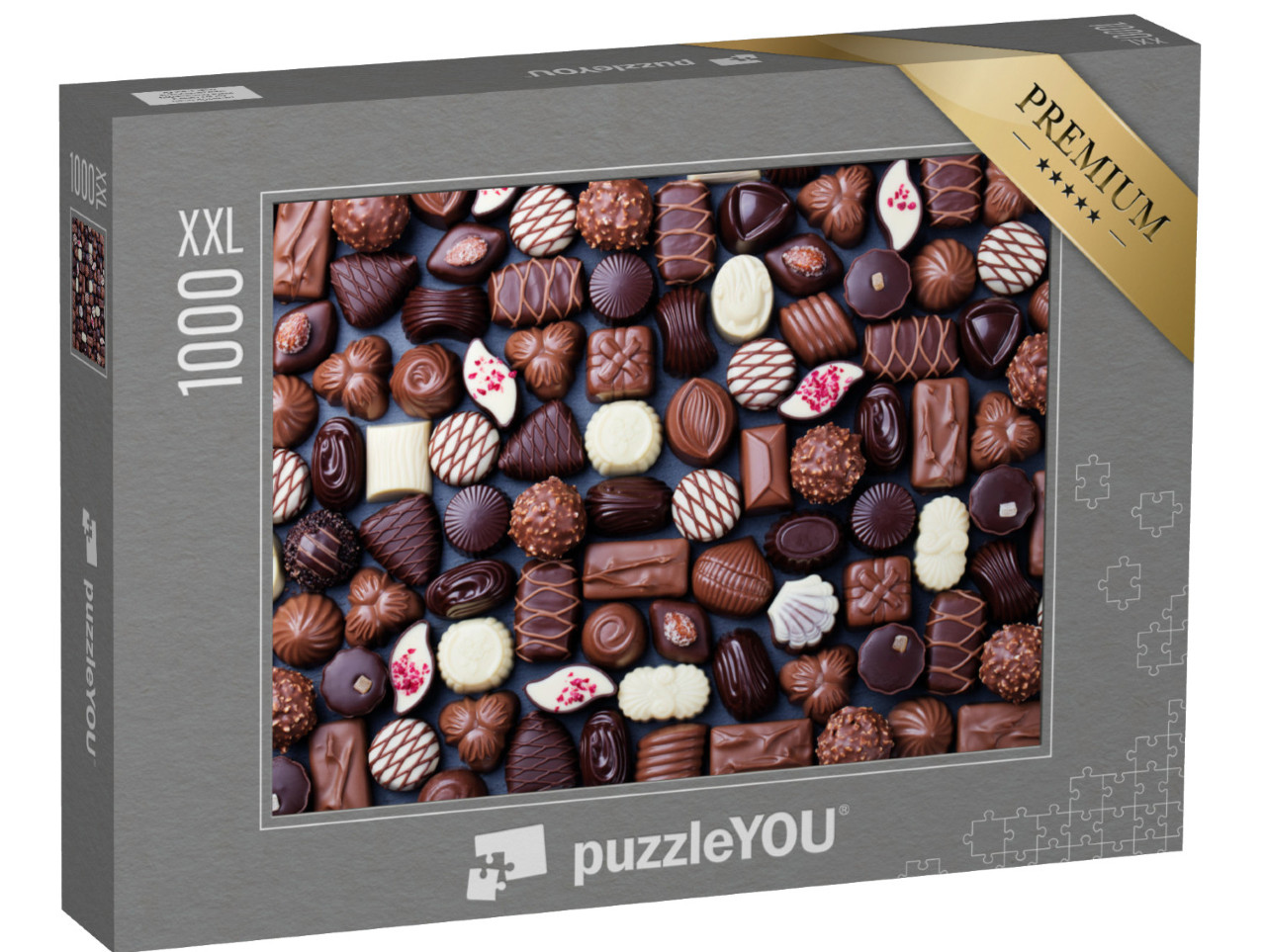 Puzzel 1000 stukjes XXL „Assortiment fijne chocoladepralines“
