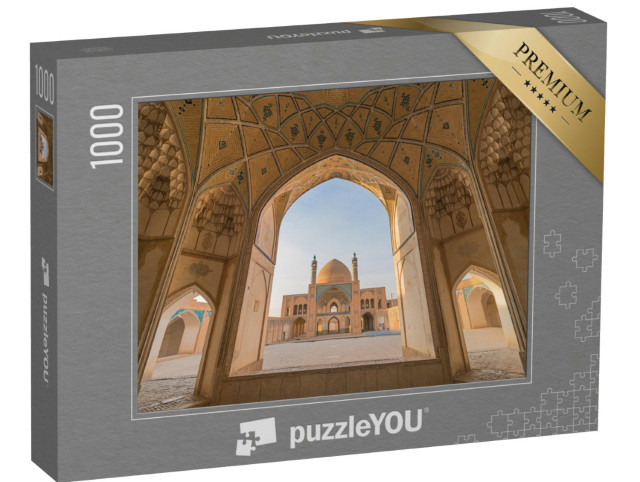 Puzzel 1000 stukjes „Een historische moskee in Kashan, Iran“