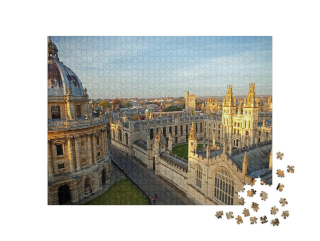 Puzzel 1000 stukjes „All Souls College aan de Universiteit van Oxford, Engeland“