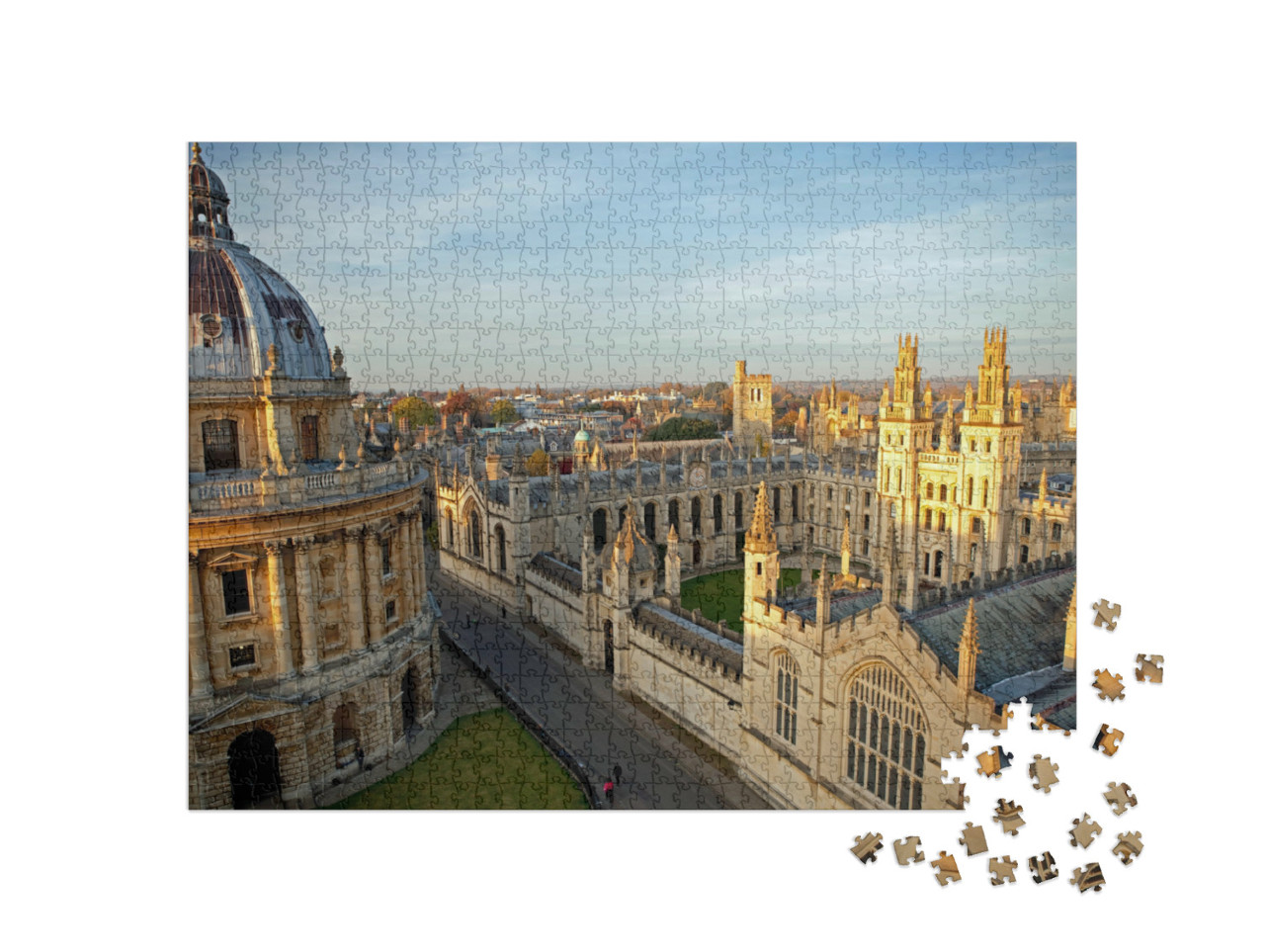 Puzzel 1000 stukjes „All Souls College aan de Universiteit van Oxford, Engeland“