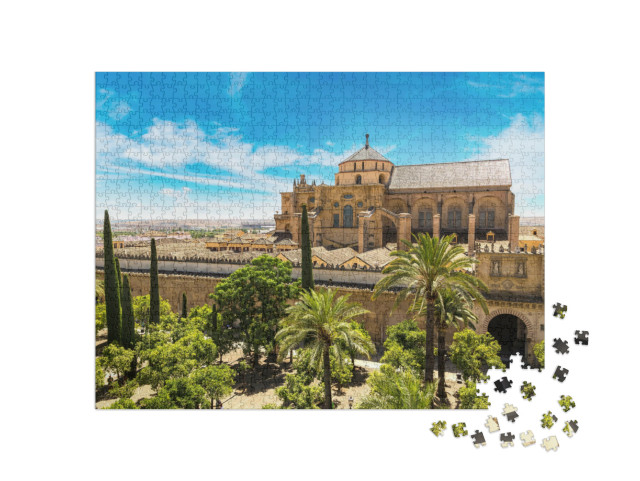 Puzzel 1000 stukjes „Grote moskee of kathedraal Mezquita in Córdoba“