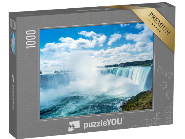Puzzel 1000 stukjes „Uitzicht op de Horseshoe Falls, Niagara Falls, Ontario, Canada“