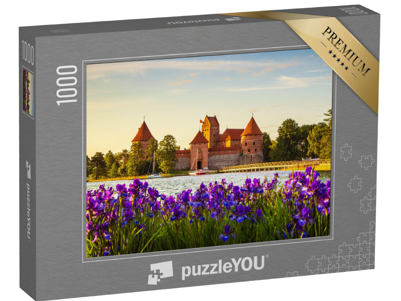 Puzzel 1000 stukjes „Kasteel Trakai, bezienswaardigheid in Litouwen“