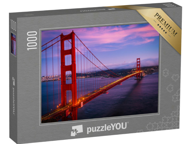 Puzzel 1000 stukjes „Majestueuze Golden Gate Bridge, San Francisco, Californië, Verenigde Staten“