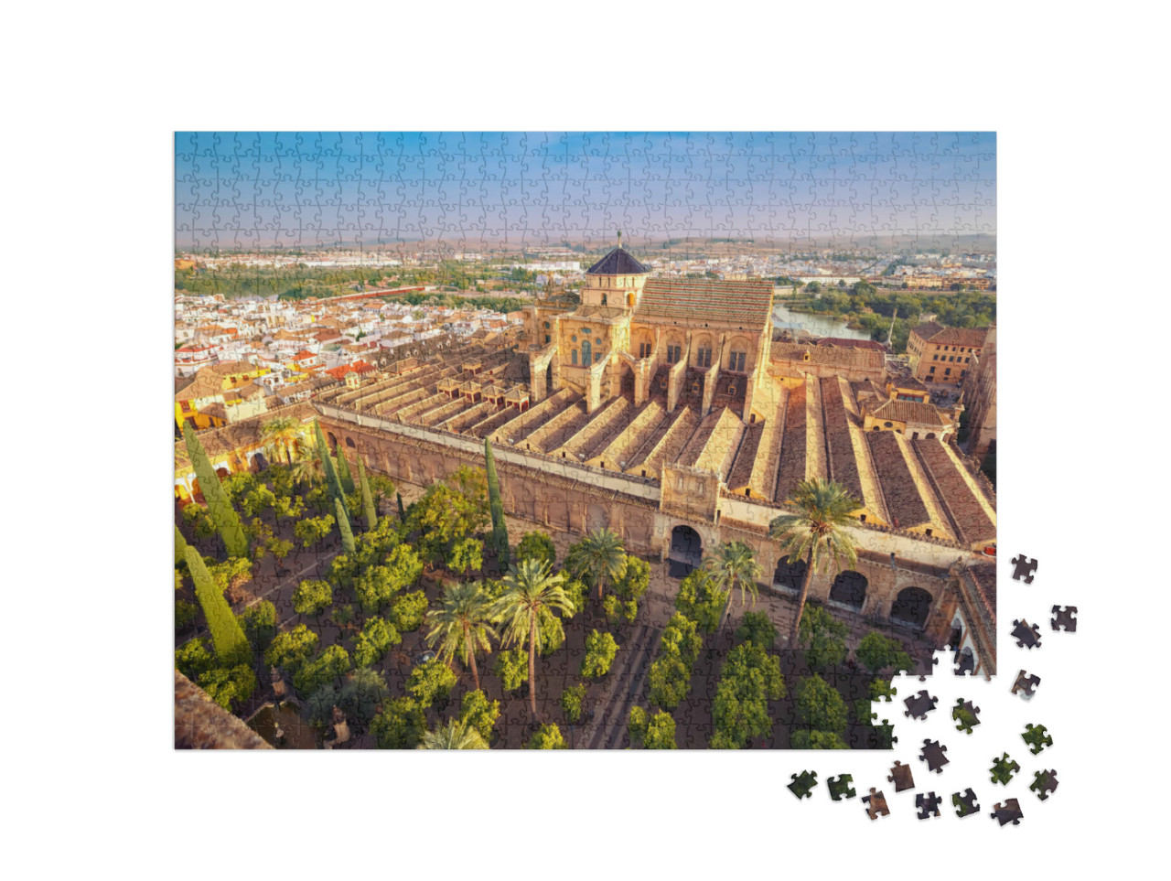 Puzzel 1000 stukjes „Grote moskee Mezquita - Catedral de Córdoba, Spanje“