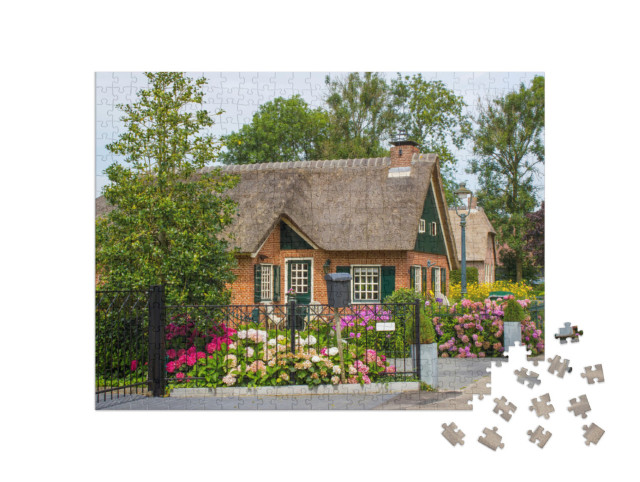Puzzel 500 stukjes „Giethoorn, Nederland“