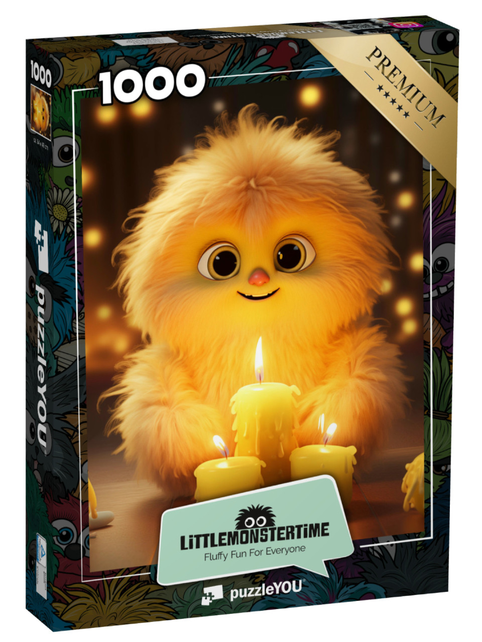 Puzzel 1000 stukjes „LITTLEMONSTERTIME: Sparky“
