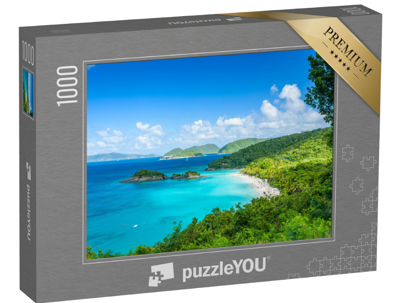 Puzzel 1000 stukjes „Trunk Bay, St. John, Amerikaanse Maagdeneilanden“