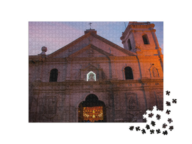 Puzzel 1000 stukjes „Basilica Minore del Santo Nino, Filippijnen“