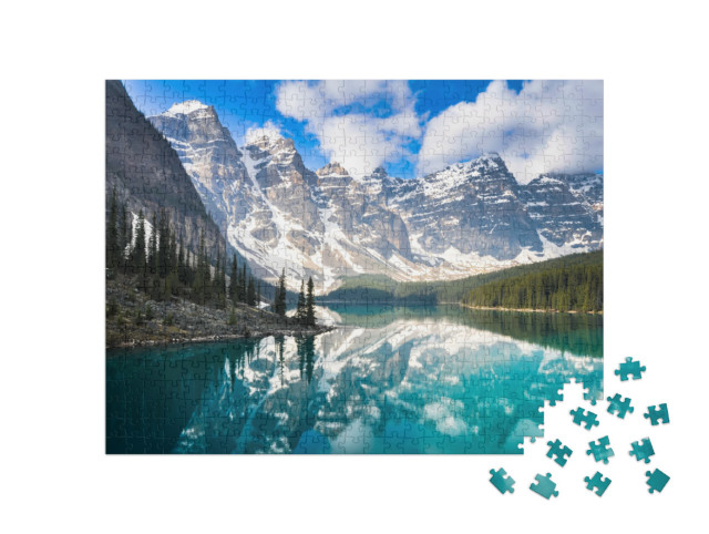 Puzzel 500 stukjes „Moraine Lake, Rocky Mountains, Canada“