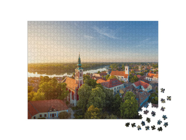 Puzzel 1000 stukjes „Stad Szentendre aan de Donau“