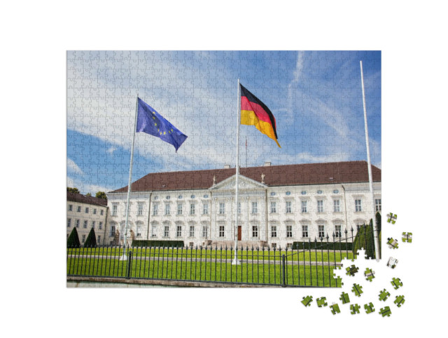 Puzzel 1000 stukjes „Bellevue Palace, het presidentiële paleis in Berlijn, Duitsland“