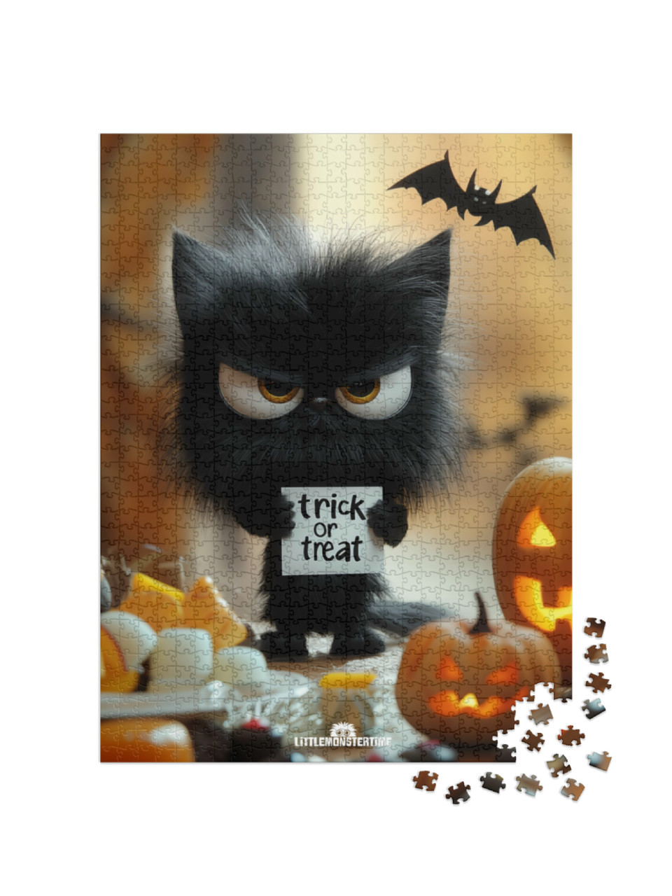 Puzzel 1000 stukjes „LITTLEMONSTERTIME: Halloween Sprinkle“