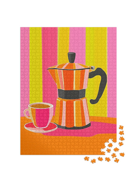 Puzzel 1000 stukjes „Koffie liefde“
