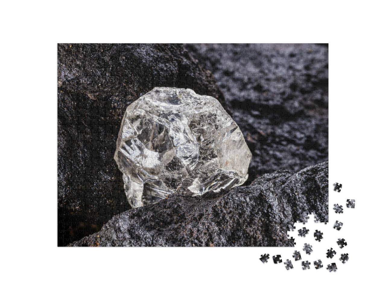 Puzzel 1000 stukjes „Ruwe diamant“