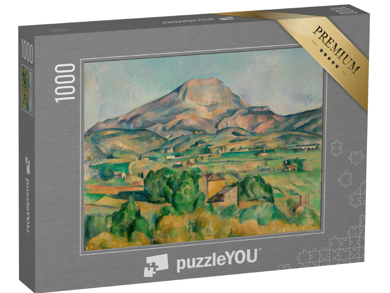 Puzzel 1000 stukjes „Paul Cézanne - De berg Sainte-Victoire“