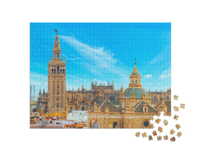 Puzzel 1000 stukjes „De kathedraal van Sevilla, Spanje“