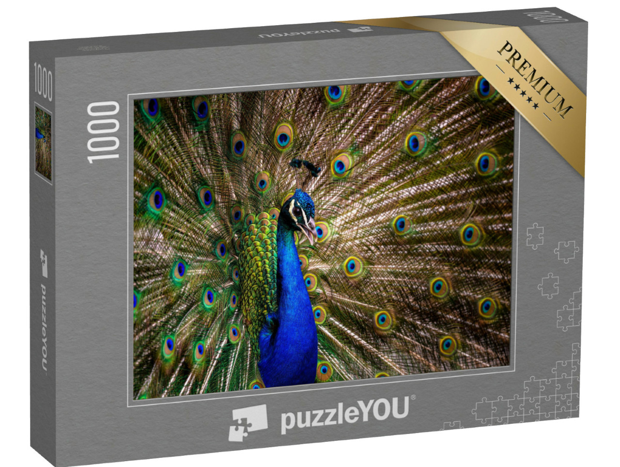 Puzzel 1000 stukjes „Pauwenstaart“