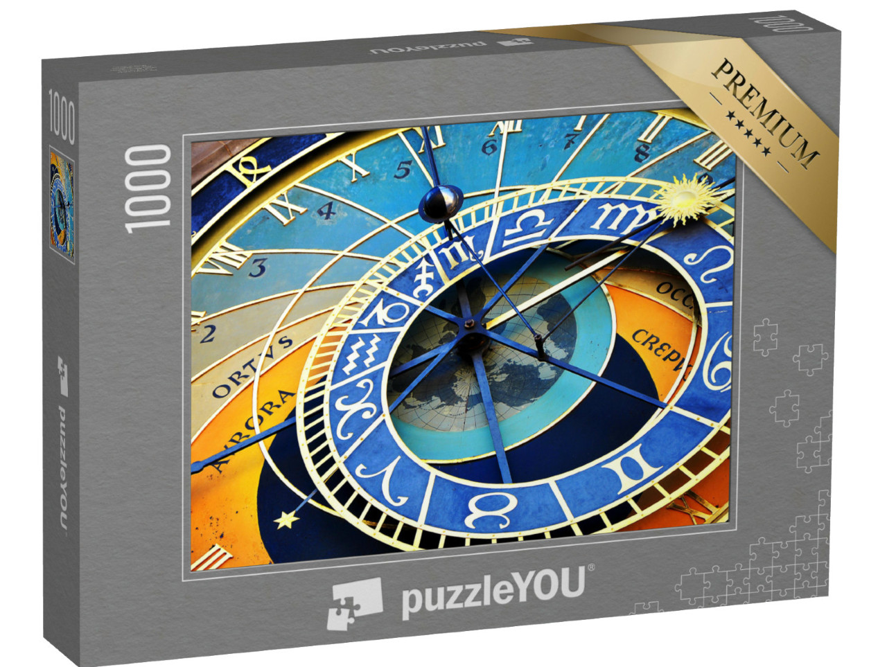 Puzzel 1000 stukjes „Prachtige Astronomische Klok van Praag in het historische centrum van Praag“