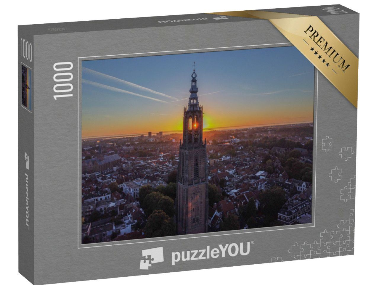 Puzzel 1000 stukjes „De Onze Lieve Vrouwentoren in Amersfoort“
