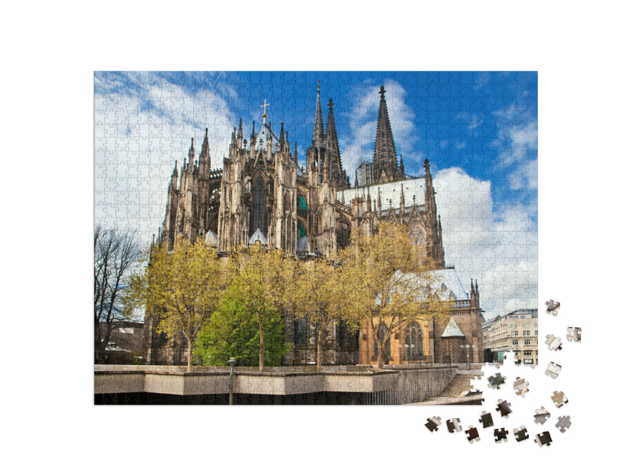 Puzzel 1000 stukjes „Dom van Keulen in Duitsland“