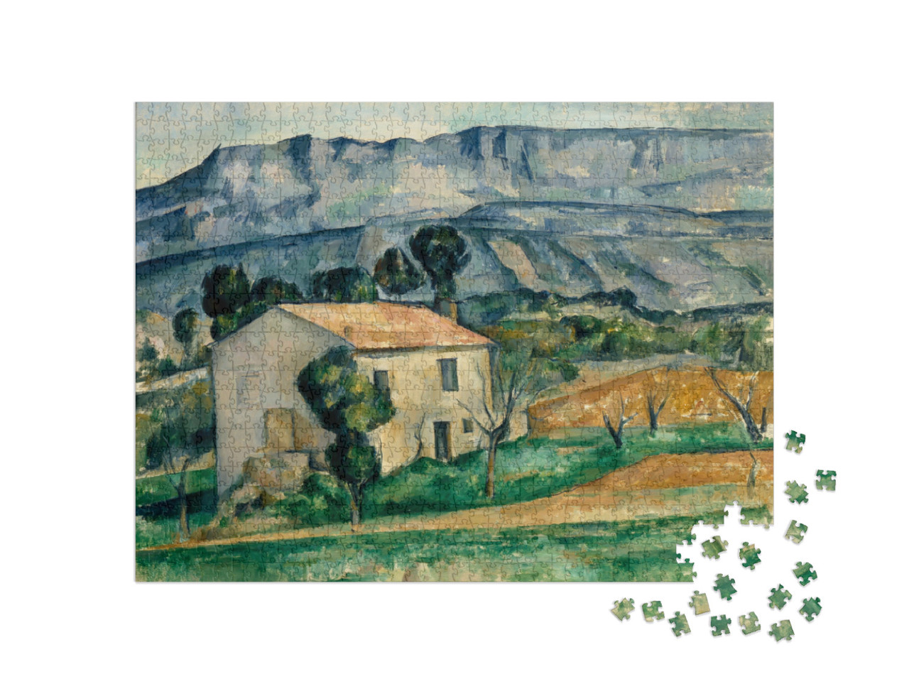 Puzzel 1000 stukjes „Paul Cézanne - Huis in de Provence“