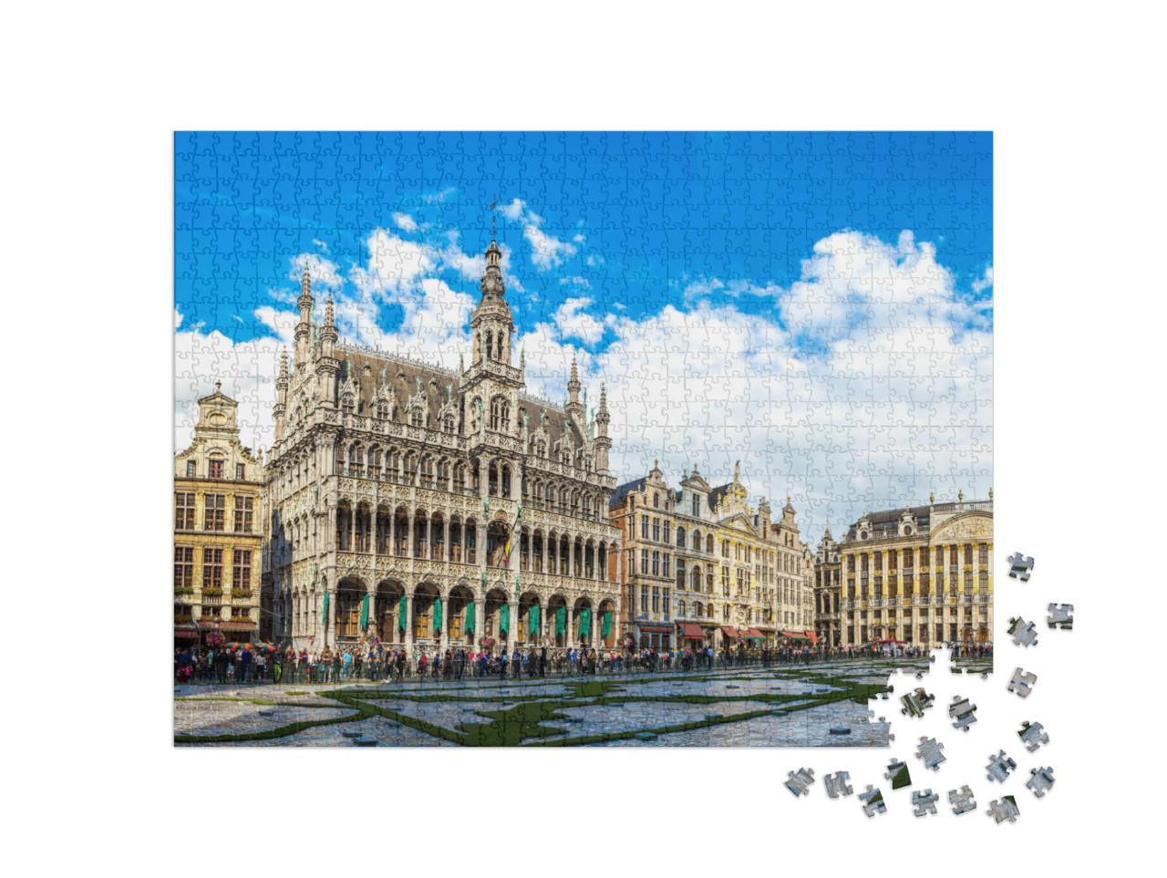 Puzzel 1000 stukjes „De Grote Markt in Brussel, België“