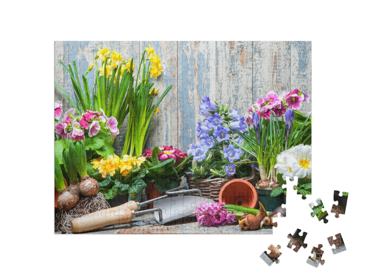 Puzzel 200 stukjes „Lentebloemen“
